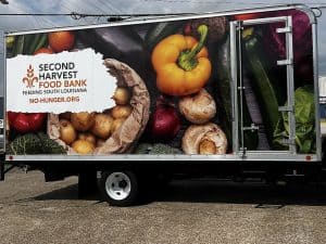 Second Harvest full truck wrap