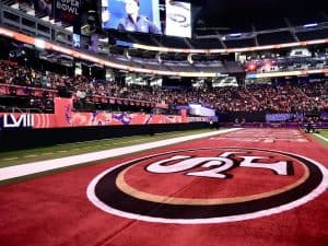 Stadium graphics for Super Bowl XLVII 