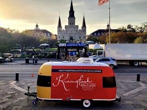 Full Vehicle wrap, banners, barricade covers, and merch boards